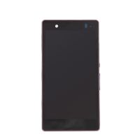 LCD For Sony Xperia Z With Frame Purple